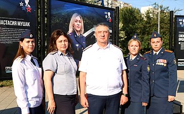 Открытие в Москве фотовыставки, подготовленной Ассоциацией «Женщины в погонах»