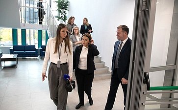 Сенаторы посетили Центр физкультурной и спортивной работы «Олимпия» Тюменского муниципального района