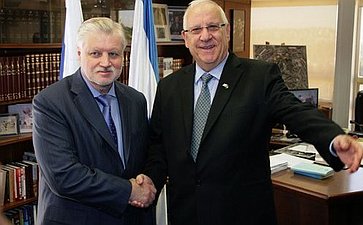 Официальный  визит  Председателя  Совета Федерации Сергея  Миронова  в Государство Израиль.