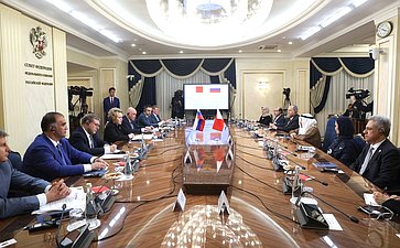 Встреча Председателя Совета Федерации Валентины Матвиенко с Председателем Консультативного совета Национального собрания Королевства Бахрейн Али Бен Салехом Ас-Салехом
