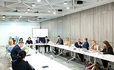 Заместитель Председателя СФ Инна Святенко провела первое очное заседание рабочей группы «Социальные проекты» Экспертного совета Агентства стратегических инициатив