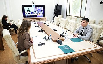 Заседание Совета Палаты молодых законодателей при Совете Федерации