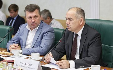 Заседание временной комиссии по мониторингу участия РФ в ВТО и Таможенном союзе-1 Власенко и Умаханов