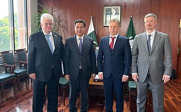 Владимир Чижов провел встречу с Председателем Избирательной комиссии Пакистана Сикандаром Султаном Раджой