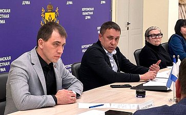 Айрат Гибатдинов провел серию рабочих встреч в Херсонской области