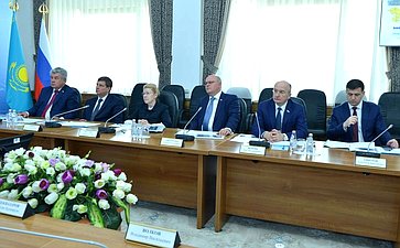 Заседание Комиссии по сотрудничеству между Советом Федерации и Сенатом Парламента Республики Казахстан