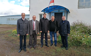 Андрей Шевченко в ходе рабочей поездки в регион посетил в Александровском районе крестьянско-фермерское хозяйство