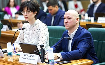Заседание Палаты молодых законодателей при Совете Федерации
