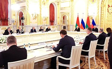 Валентина Матвиенко приняла участие в заседании Высшего Государственного Совета Союзного государства