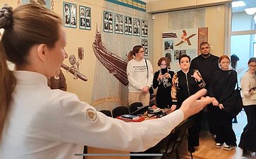 Лариса Мельник приняла участие в открытии новой экспозиции музея воинской славы средней общеобразовательной школы № 61
