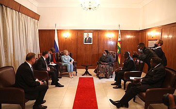 Официальный визит Председателя Совета Федерации Валентины Матвиенко в Республику Зимбабве