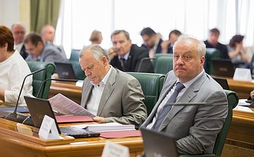 В Совете Федерации состоялось заседание Комитета по бюджету и финансовым рынкам. Шуба и Шубин
