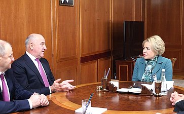 Валентина Матвиенко обсудила с руководством Карачаево-Черкесской Республики вопросы социально-экономического развития региона