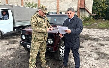 Александр Брыксин в ходе поездки в регион посетил приграничные территории в Глушковском районе