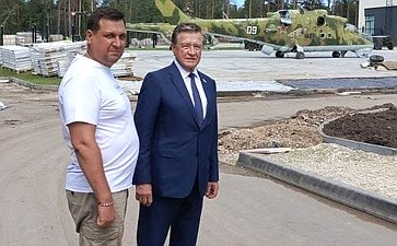 Сергей Рябухин посетил ряд строящихся объектов в городе Ульяновске