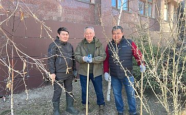 Сахамин Афанасьев принял участие во Всероссийском субботнике