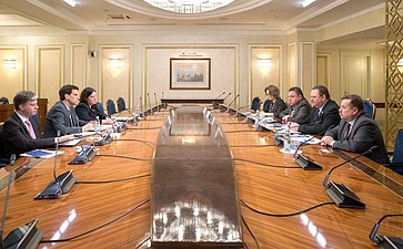 Встреча Олега Мельниченко с исполнительным директором и членом правления Германо-Российского форума Мартином Хоффманном