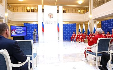 Встреча Председателя Совета Федерации Валентины Матвиенко с членами паралимпийской сборной России — победителями и призёрами ХIV Паралимпийских зимних игр 2026 года в Италии
