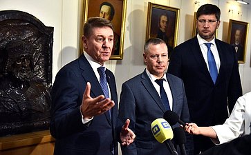 Пресс-подход по итогам выездного совещания Комитета СФ по федеративному устройству, региональной политике, местному самоуправлению и делам Севера в Ярославле