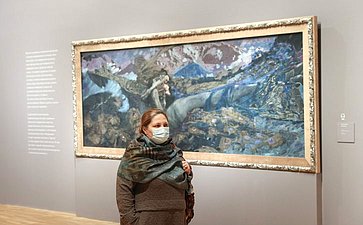 Валентина Матвиенко посетила художественную выставку «Михаил Врубель» в Третьяковской галерее