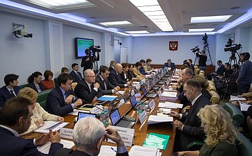 Расширенное заседание Комитета СФ по социальной политике с участием представителей Воронежской области