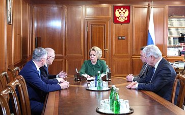 Председатель Совета Федерации Валентина Матвиенко провела встречу с руководством Кировской области
