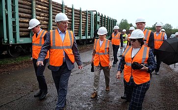 Сенаторы посетили деревоперерабатывающие предприятия в Кировской области