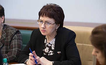 Е. Бибикова Расширенное заседание Комитета Совета Федерации по социальной политике