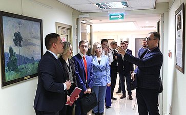 Открытие в Совете Федерации выставки, посвященной 130-летию Аркадия Пластова «Земле Пластова. Прислониха»