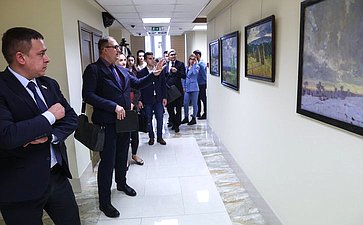 Открытие в Совете Федерации выставки, посвященной 130-летию Аркадия Пластова «Земле Пластова. Прислониха»