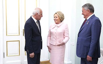 Встреча Председателя Совета Федерации Валентины Матвиенко и Президента Республики Армения Ваагна Хачатуряна