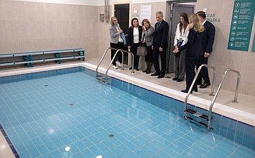 Сенаторы посетили Центр физкультурной и спортивной работы «Олимпия» Тюменского муниципального района