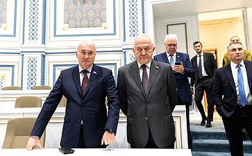 Встреча членов Координационного совещания с руководством Маджлиси намояндагон Маджлиси Оли Республики Таджикистан