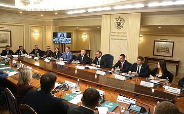 Встреча заместителя Председателя Совета Федерации Константина Косачева с членами Палаты молодых законодателей при Совете Федерации