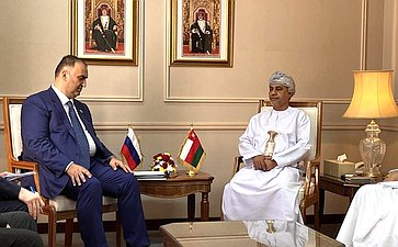 Визит делегации группы по сотрудничеству Совета Федерации с Государственным советом Султаната Оман в город Маскат