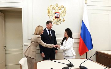 Александр Двойных встретился в Совете Федерации с основательницей крупнейшей вьетнамской компании по производству кофе и напитков Ле Хоанг Зиеп Тхао