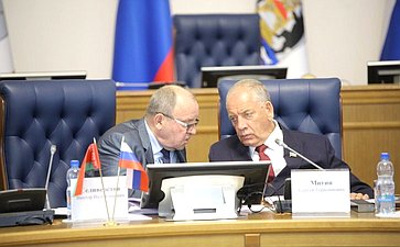 Сергей Митин принял участие в проведение совместного заседание трех комиссий Парламентского Собрания: по промышленности и торговле, бюджету, налогам, финансовому рынку и по экономической политике