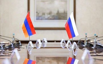 Встреча Председателя Совета Федерации Валентины Матвиенко с Председателем Национального Собрания Республики Армения Аленом Симоняном