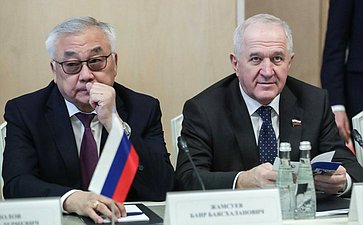 Владимир Булавин и Баир Жамсуев приняли участие в третьем совещании председателей комитетов (комиссий) парламентов государств – членов ОДКБ