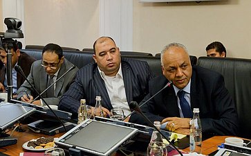 Члены  делегации общественно-политических кругов Арабской республики Египет