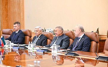 Встреча сенаторов с Раисом Республики Татарстан Рустамом Миннихановым