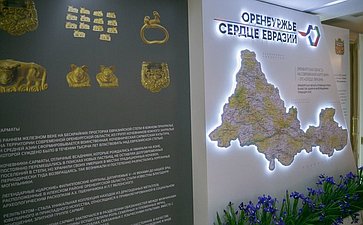 Зкспозиция в Совете Федерации, посвященная достижениям и перспективам развития Оренбургской области
