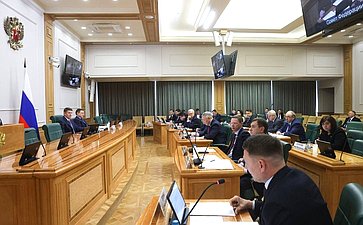 Заседание Комитета Совета Федерации по федеративному устройству, региональной политике, местному самоуправлению и делам Севера