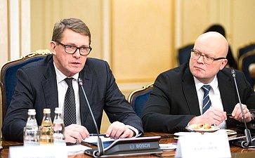 Встреча c делегацией Комитета по международным делам парламента Финляндии во главе с председателем комитета Матти Ванханеном