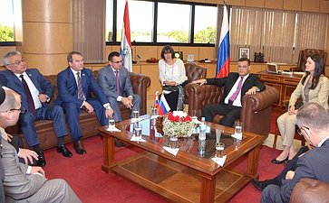 Встреча делегации СФ с Председателем Сената Парагвая Роберто Асеведо