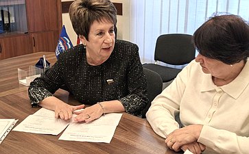 Екатерина Алтабаева провела прием граждан в городе федерального значения Севастополе