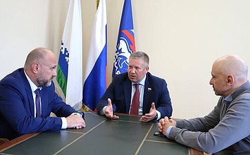 Денис Гусев в ходе работы в регионе провел встречу с сотрудниками Федерального института промышленной собственности (ФИПС)