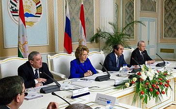 Визит делегации Совета Федерации во главе с В. Матвиенко  в Таджикистан В. Штыров 5