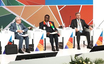 Тематическая сессия Экономического и гуманитарного форума Россия – Африка — «Международная безопасность в условиях геополитической нестабильности: межпартийное взаимодействие»