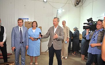 Первый заместитель Председателя Совета Федерации Андрей Яцкин в ходе рабочей поездки в Ростовскую область принял участие в открытии агроагрегатора фермерской продукции